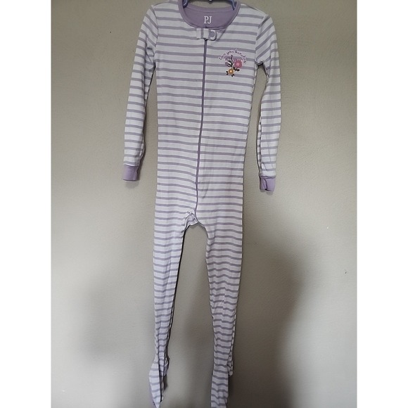 Lot Children's Place PJ 5T Footed Sleepers Pajamas Sunflowers Floral EUC - Picture 7 of 10